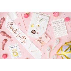 Zestaw akcesoriów weselnych Bride To Be, mix (1 op. / 23 szt.)