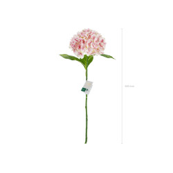 Sztuczny Kwiat - Hortensja Premium, 69 cm, jasny róż