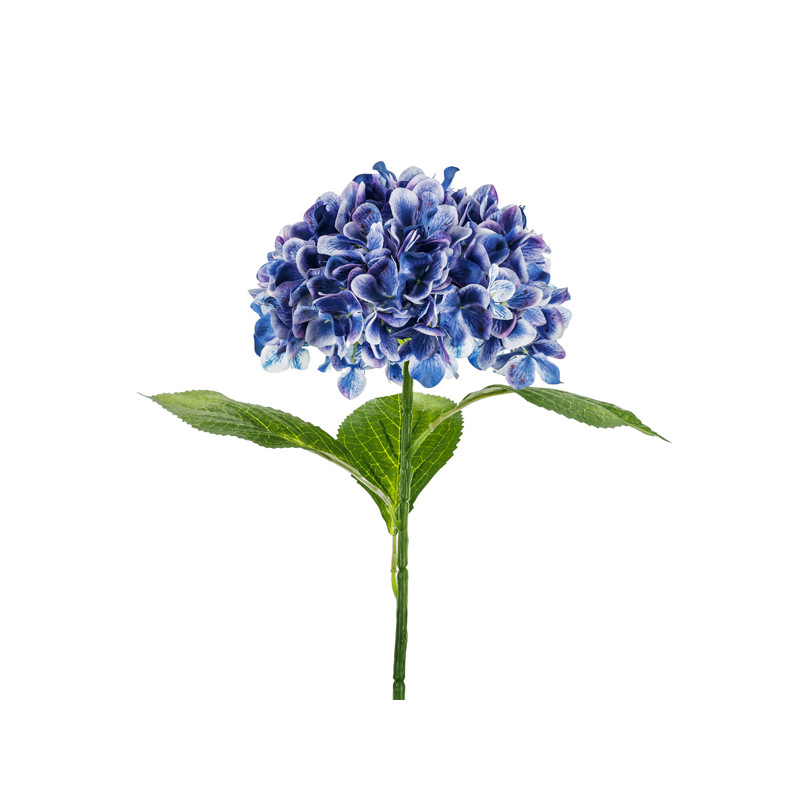Sztuczny Kwiat - Hortensja Premium, 69 cm, granat