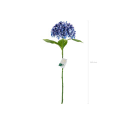 Sztuczny Kwiat - Hortensja Premium, 69 cm, granat