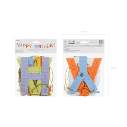 Baner Happy Birthday, 2.2m, mix