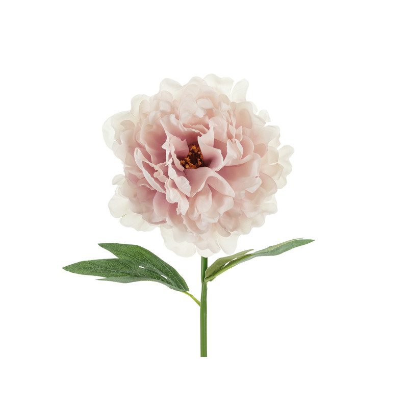 Sztuczny Kwiat - Piwonia, 35 cm, blady róż