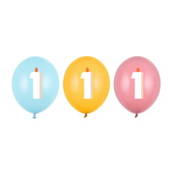 Balony 30 cm, 1, mix (1 op. / 50 szt.)