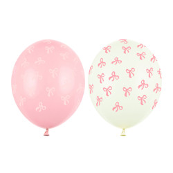 Balony 30 cm, Kokardki, mix (1 op. / 50 szt.)