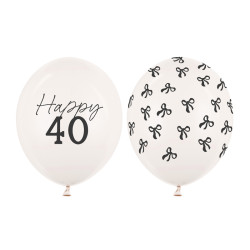 Balony 30 cm, 40, Pastel Off-white (1 op. / 50 szt.)