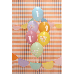 Balony 30 cm, 1, mix (1 op. / 6 szt.)