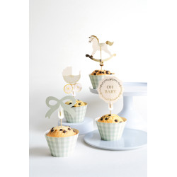 Zestaw do muffinek Oh Baby, mix (1 op. / 6 szt.)