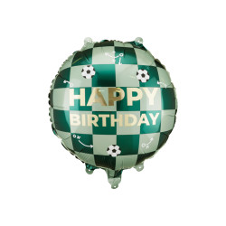 Balon foliowy Happy Birthday piłki, 35x35 cm, mix