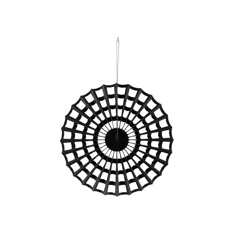 Rozeta dekoracyjna Pajęczyna, czarny, 50 cm