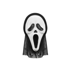 Maska Halloween z kapturem, 18x31cm, mix