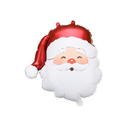 Balon foliowy Mikołaj, 42 x 43.5 cm, mix