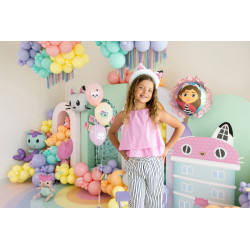 Balony 30 cm, Koci Domek Gabi, mix (1 op. / 6 szt.)