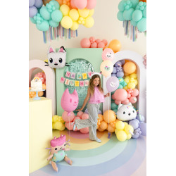 Balony 30 cm, Koci Domek Gabi, mix (1 op. / 6 szt.)