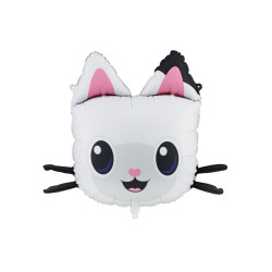 Balon foliowy Kiciuś Panduś, 65x57 cm, mix