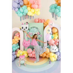 Balon foliowy Kiciuś Panduś, 65x57 cm, mix