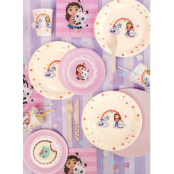 Talerzyki Koci Domek Gabi, mix, 23 cm (1 op. / 6 szt.)