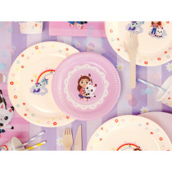 Talerzyki Koci Domek Gabi, mix, 18 cm (1 op. / 6 szt.)