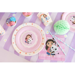 Talerzyki Koci Domek Gabi, mix, 18 cm (1 op. / 6 szt.)