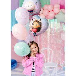 Balony Strong 27 cm, Koci Domek Gabi, mix (1 op. / 6 szt.)