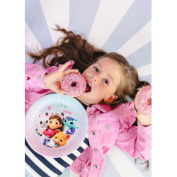 Talerzyki Koci Domek Gabi, mix, 23 cm (1 op. / 6 szt.)