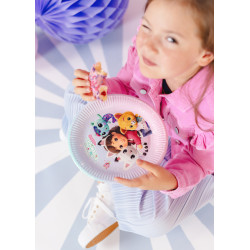 Talerzyki Koci Domek Gabi, mix, 23 cm (1 op. / 6 szt.)