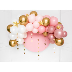 Girlanda balonowa - różowa, 200cm (1 op. / 60 szt.)