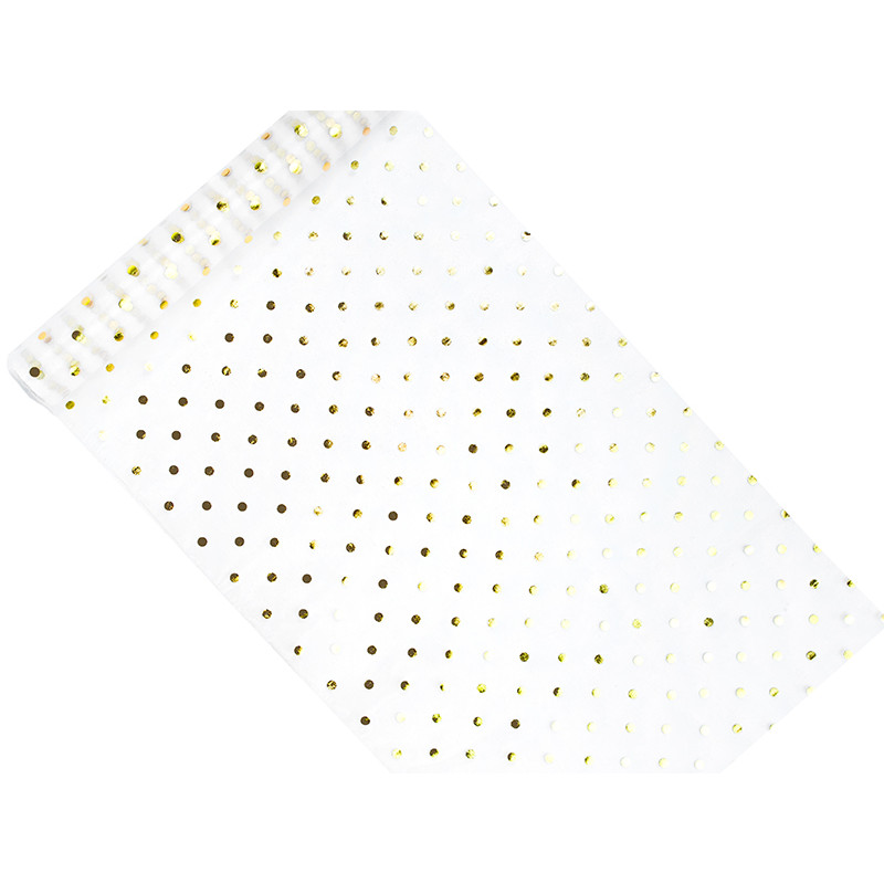 Organza z nadrukiem, biały, 0,36 x 9m