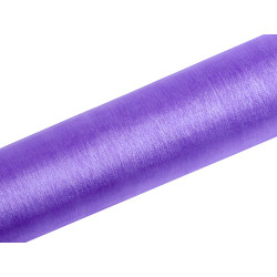 Organza Gładka, liliowy, 0,16 x 9m (1 szt. / 9 mb.)