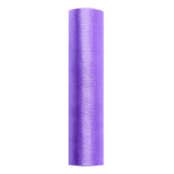 Organza Gładka, liliowy, 0,16 x 9m (1 szt. / 9 mb.)
