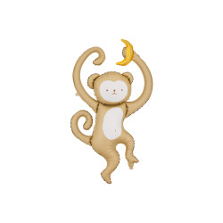 Balon foliowy Małpka, 51x88 cm, mix