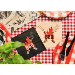 Serwetki BBQ, 33x33 cm, mix (1 op. / 20 szt.)