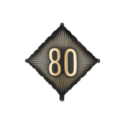 Balon foliowy ''80'', 46x46 cm, mix