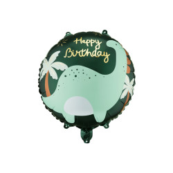 Balon foliowy pastylka Brontozaur, 35x35 cm, mix