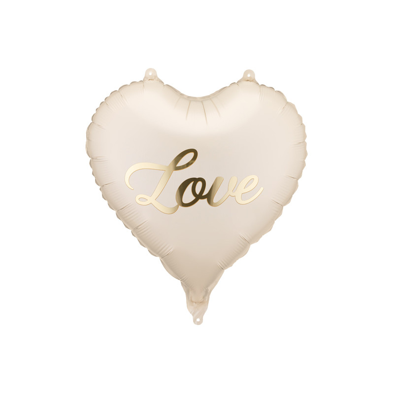 Balon foliowy serce Love, 45 cm, mix