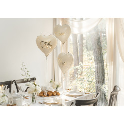 Balon foliowy serce Love, 45 cm, mix