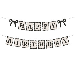 Baner Happy Birthday Kokardki, 100 cm, mix