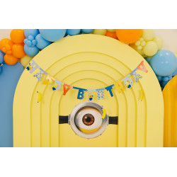 Baner Happy Birthday Minionki, 50x153 cm