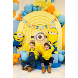 Baner Happy Birthday Minionki, 50x153 cm