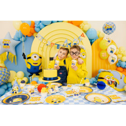 Balony Strong 30 cm Minionki z nadrukiem, mix (1 op. / 6 szt.)