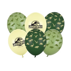 Balony 30 cm, Jurassic World, mix (1 op. / 6 szt.)