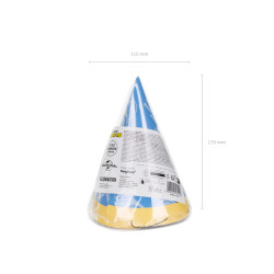 Czapeczki Minionki, 16 cm, mix (1 op. / 6 szt.)