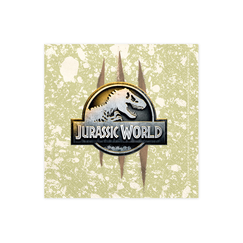 Serwetki Jurassic World, 33x33 cm, mix (1 op. / 20 szt.)