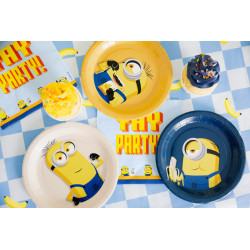Talerzyki Minionki, 18 cm, mix (1 op. / 6 szt.)