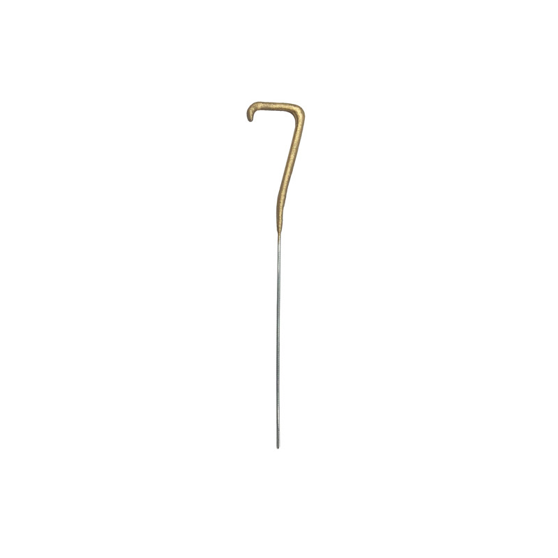 Zimne ognie Cyfra 7, złoty, 15cm