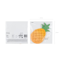 Serwetki Ananas, 18.5x10.2 cm, mix (1 op. / 20 szt.)