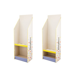 Stand kartonowy z nadrukiem, 57x37x160 cm, mix