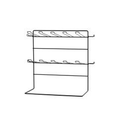 Ekspozytor metalowy mały, 43x20,5x41 cm, czarny