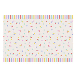 Obrus papierowy Konfetti, 180x120 cm, mix