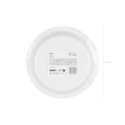 Talerzyki Konfetti, 23 cm, mix (1 op. / 6 szt.)