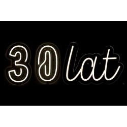 Neon LED 30 lat - wypożyczenie